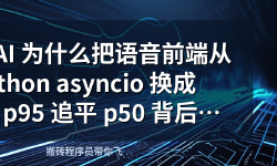 Featured image of post OpenAI 为什么把语音前端从 Python asyncio 换成 Go？p95 追平 p50 背后的工程哲学